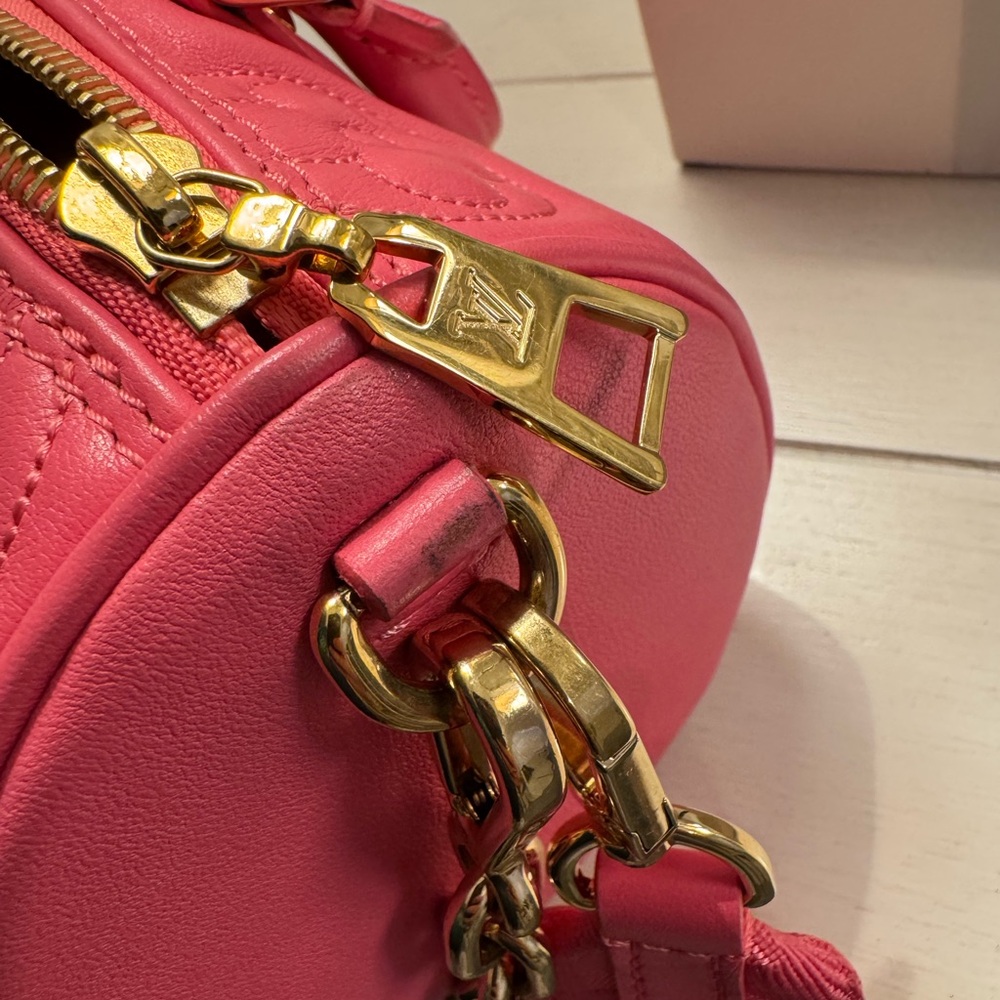 Louis Vuitton Bubblegram Papillon BB in Dragon Fruit - Picture 13 of 16